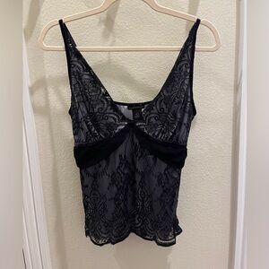 Y2K lace cami